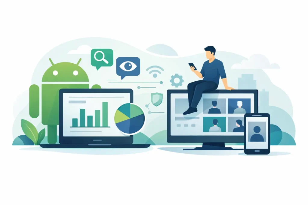 Ekran İzleme Uygulaması Android Seçimi